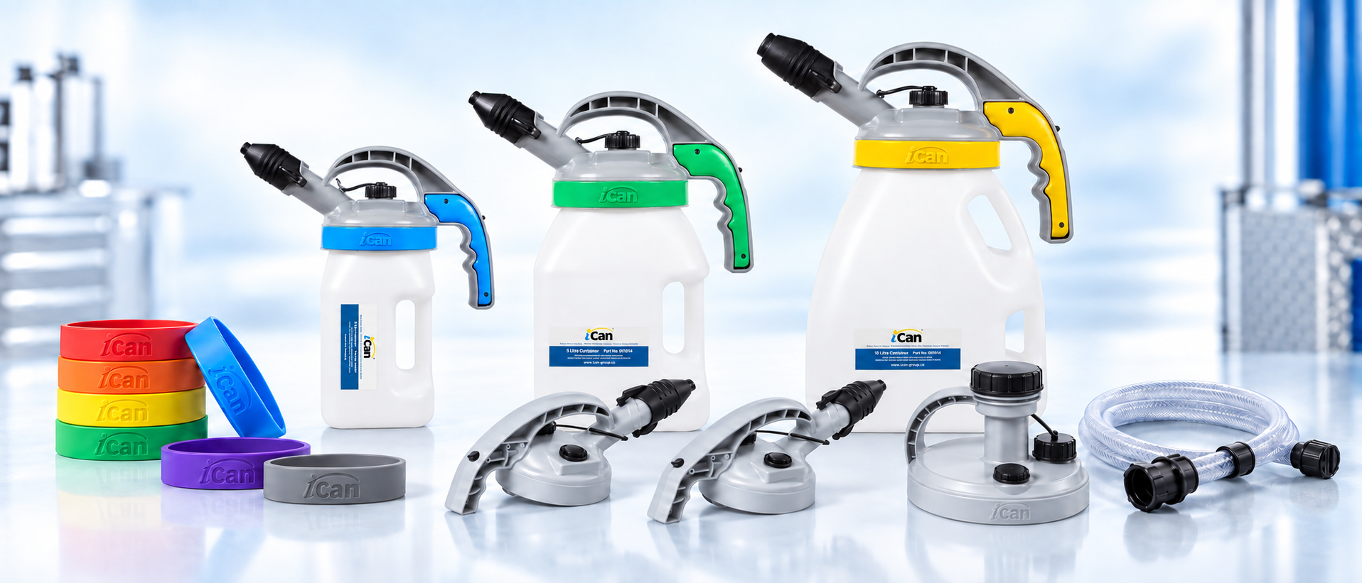 iCan Fluid Transfer System 製品ラインアップ